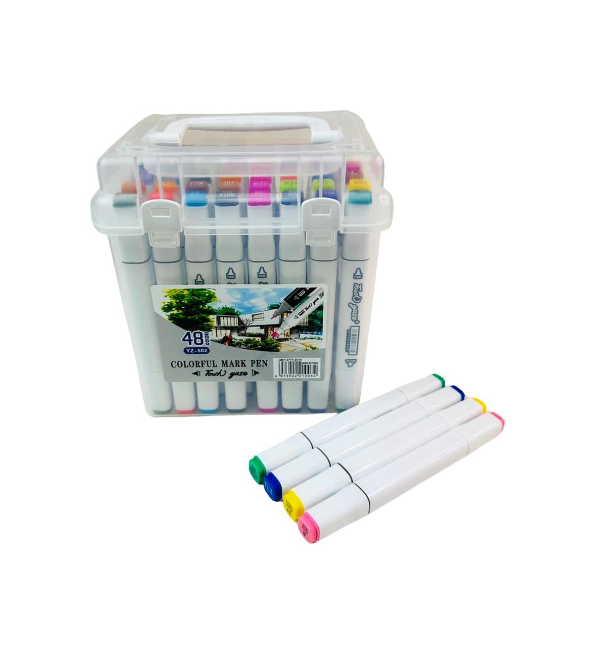 Colorful Çift Taraflı 48'li Marker Kalem SetgiftmodaBam-154