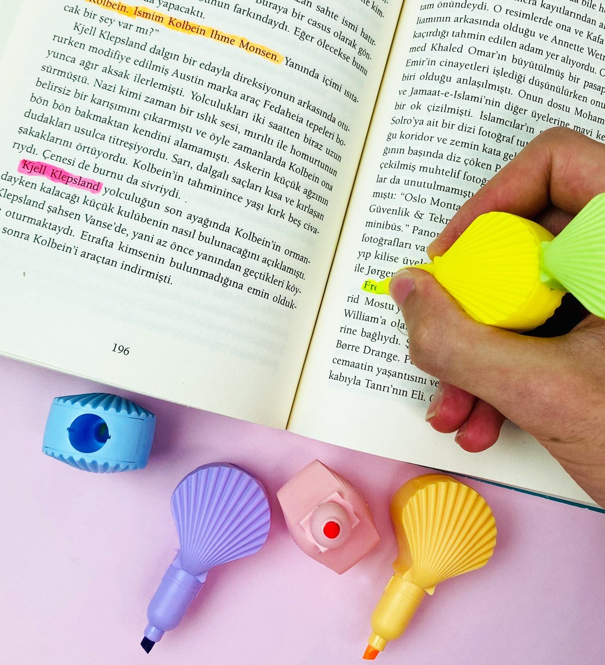 5'li İstiridye Tasarımlı Keçeli KalemgiftmodaGmkm100018