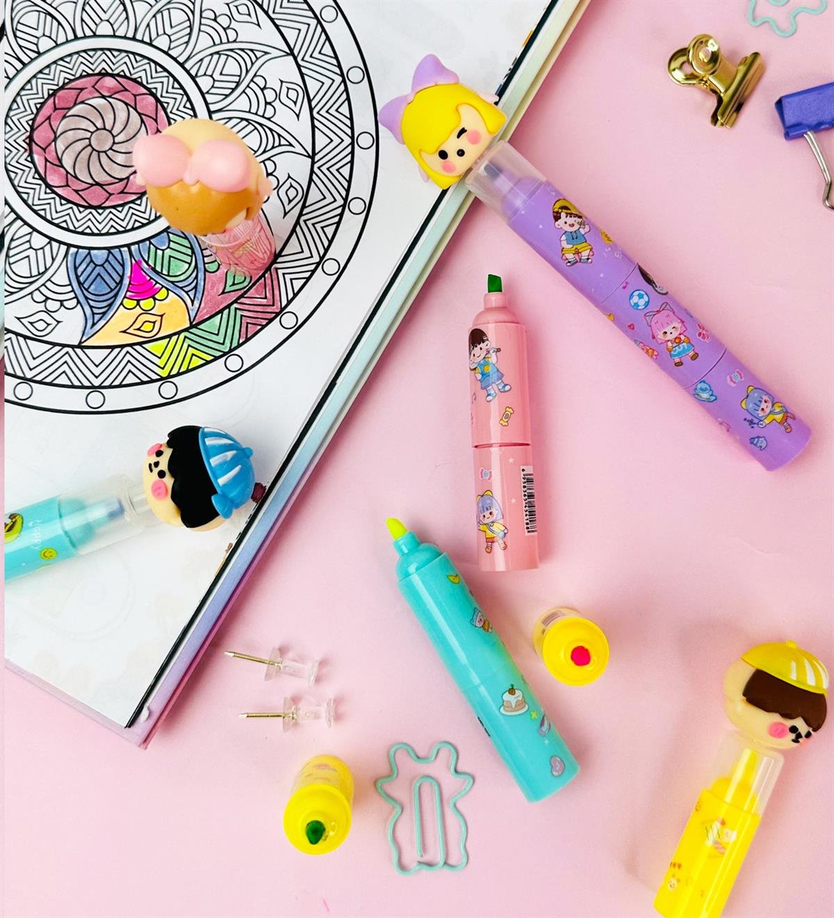 Sevimli Çocuk Figürlü Keçeli KalemgiftmodaGm-5065