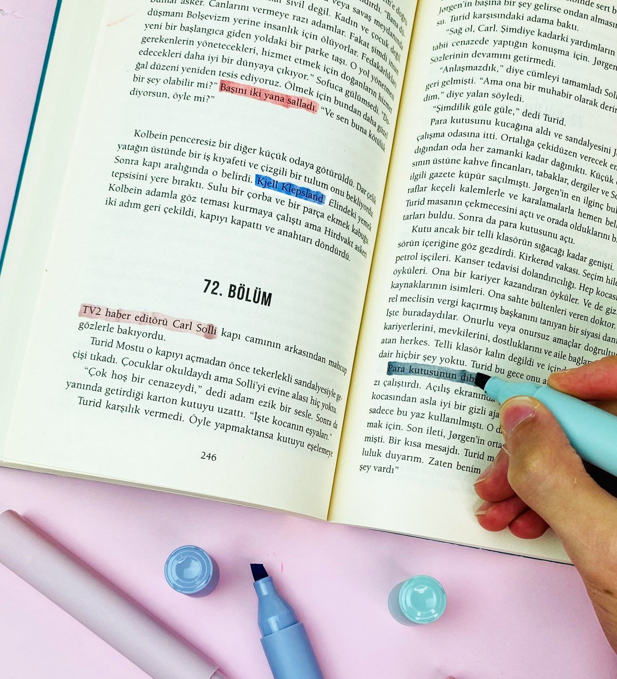 4'lü Morandi Tarzı Soft Keçeli KalemgiftmodaGmkm100014