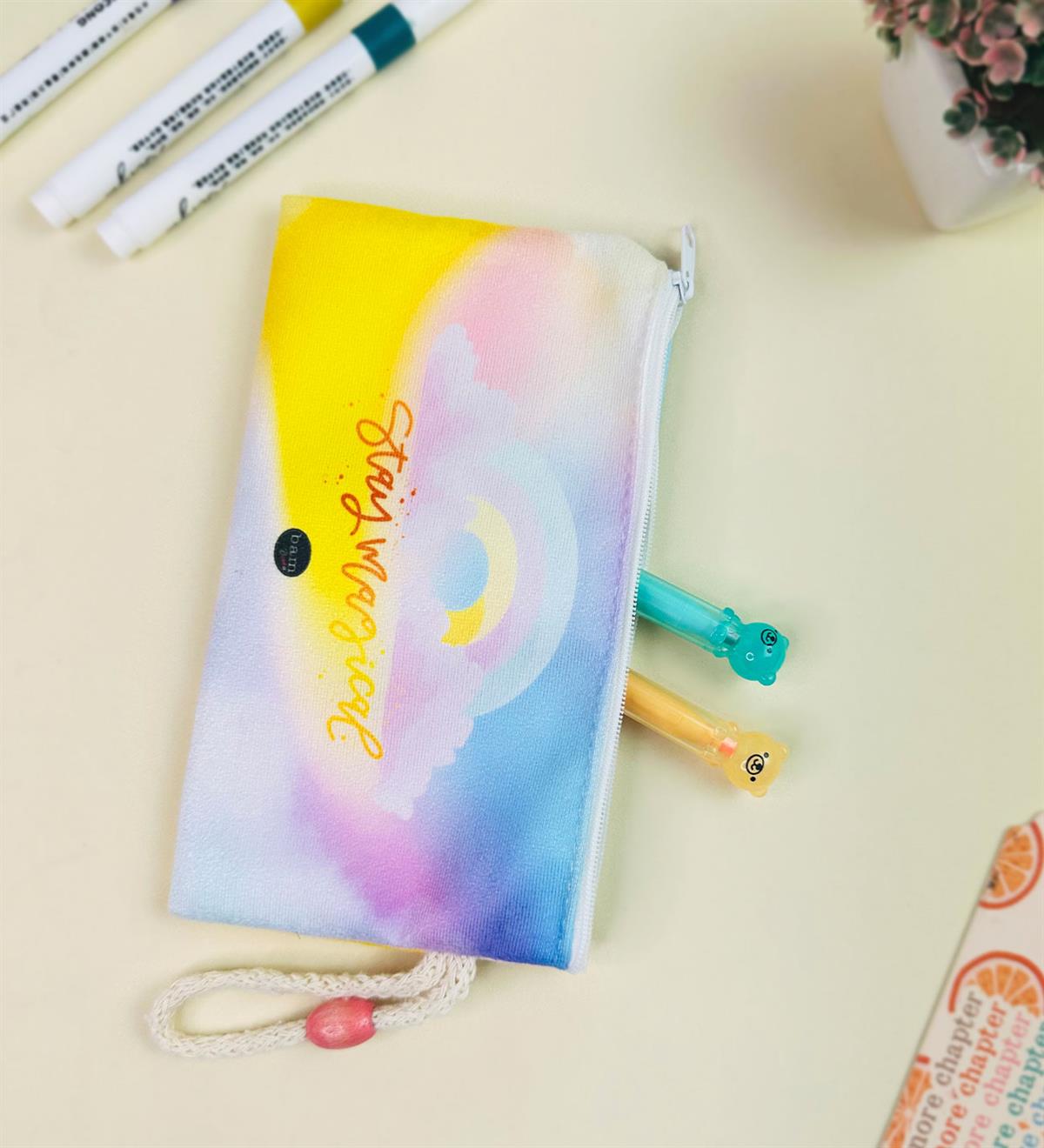 Stay Magical Tasarımlı Bez Kalemlik CüzdangiftmodaGmklm100237