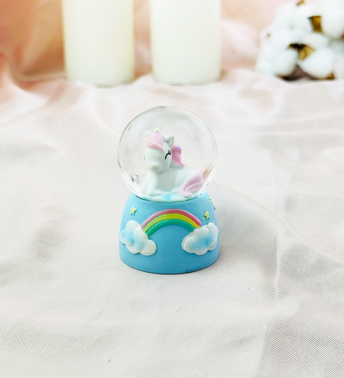 Mini Işıklı Unicorn Kar KüresigiftmodaGM-5015