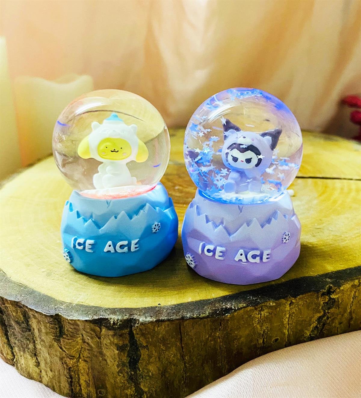 Buz Çağı Tasarımlı Mini Işıklı Kar KüresigiftmodaBam-154-1