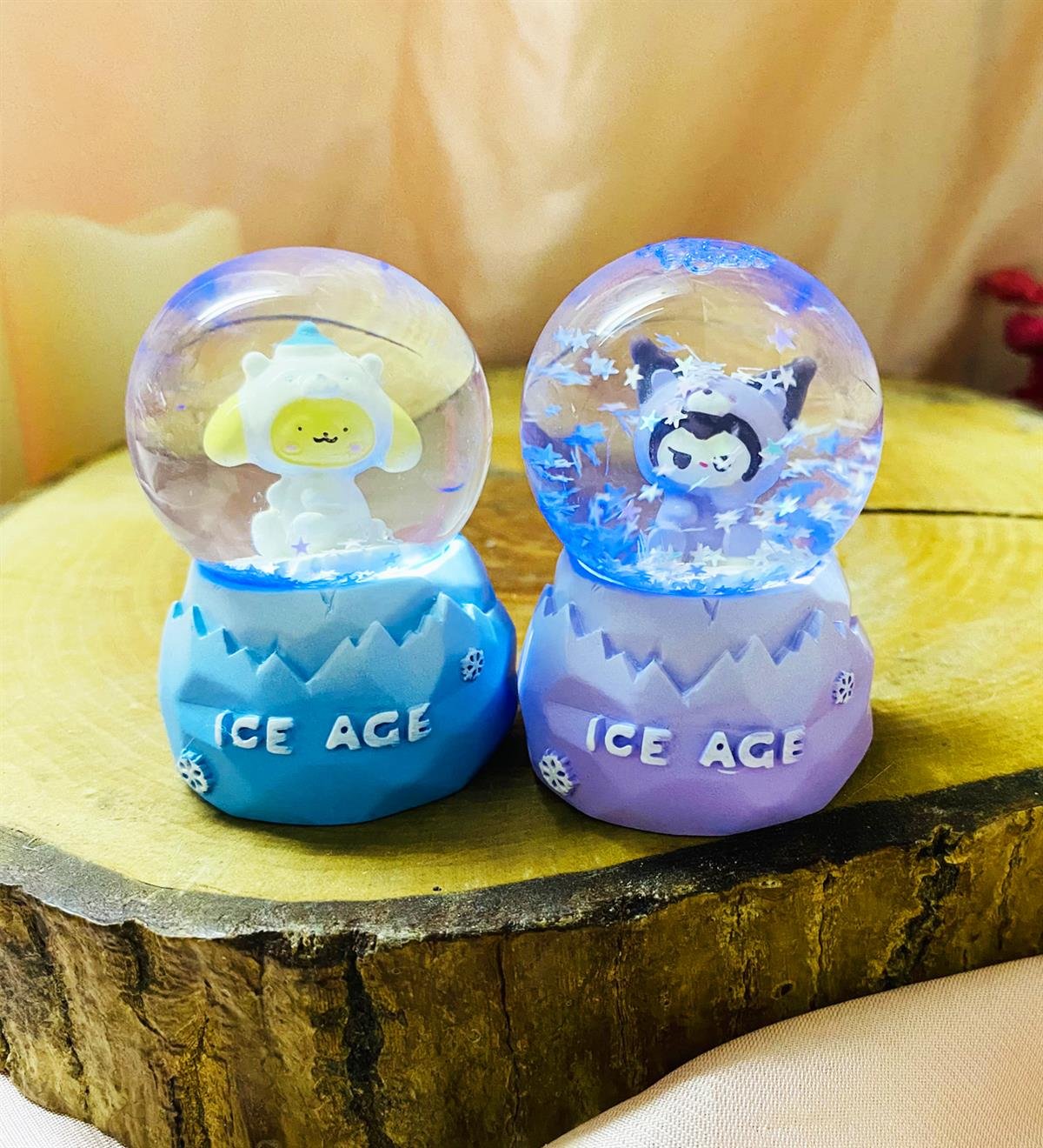 Buz Çağı Tasarımlı Mini Işıklı Kar KüresigiftmodaBam-154-1