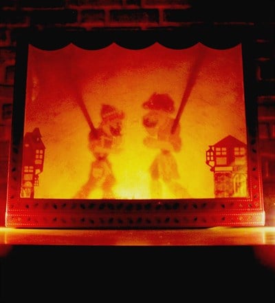 Karagöz Hacivat Sahnesi