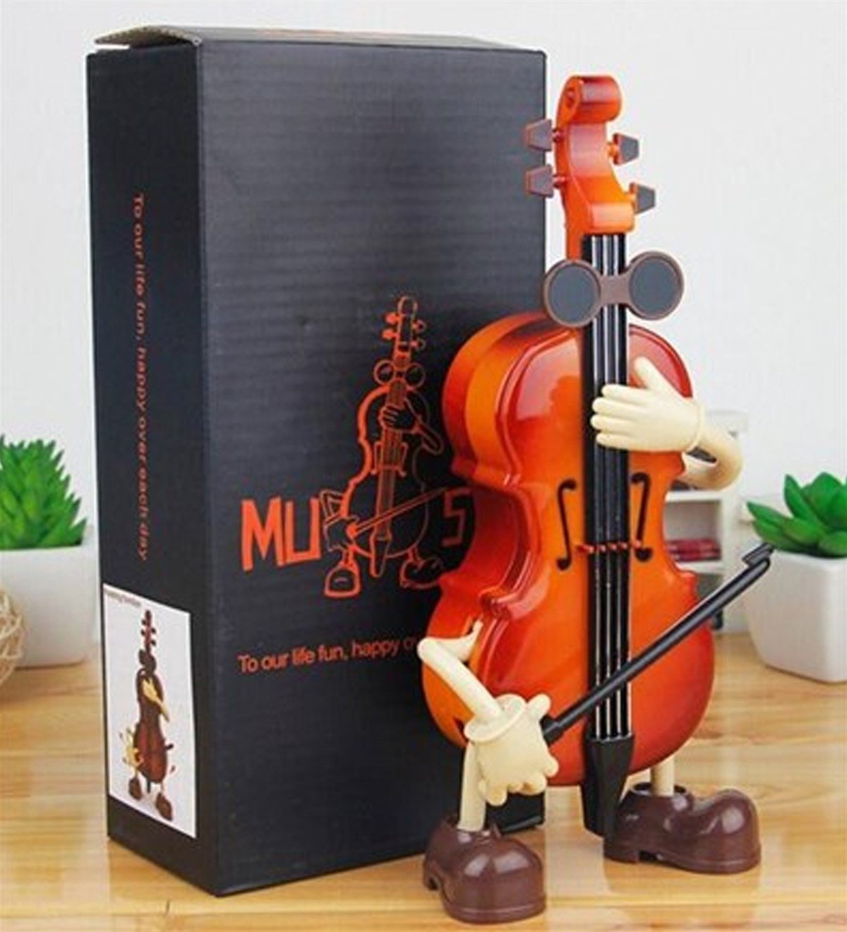 Keman Tasarımlı Müzik KutusuGift modaGM-1149