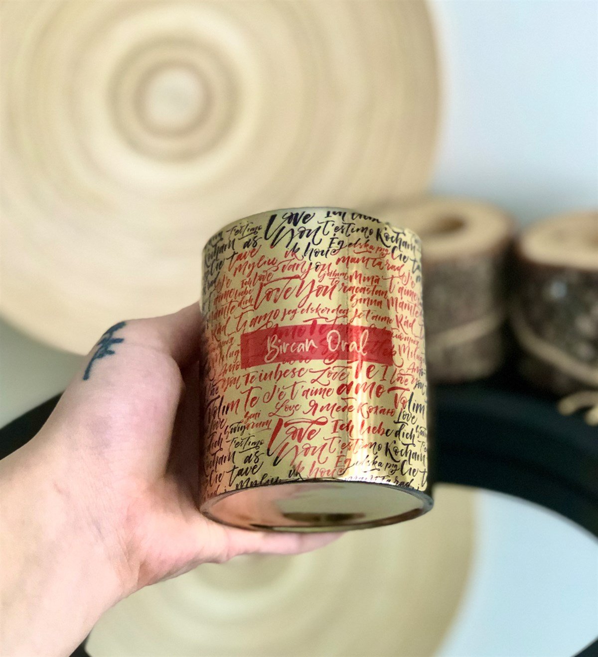 Kişiye Özel 100 Dilde Seni Seviyorum Gold KupaGiftmoda100-Dilde-Gold-Kupa