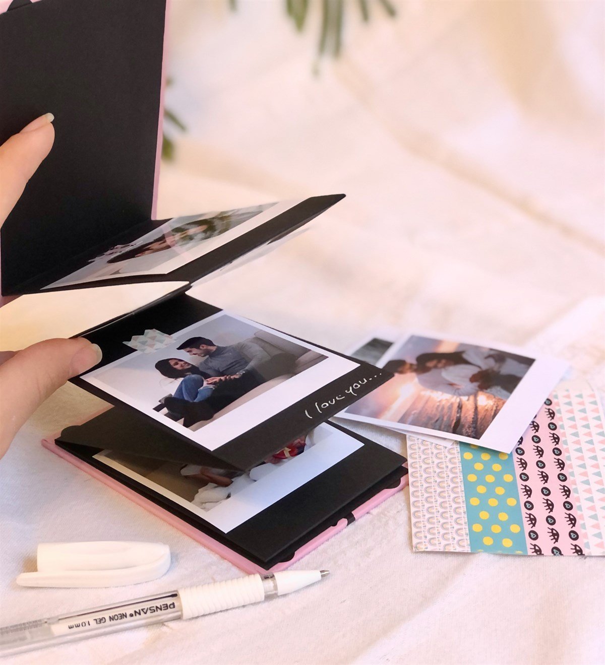 Kişiye Özel 6 Fotoğraflı Nazar Göz Tasarımlı Mini AlbümGiftmodaGmab100005	