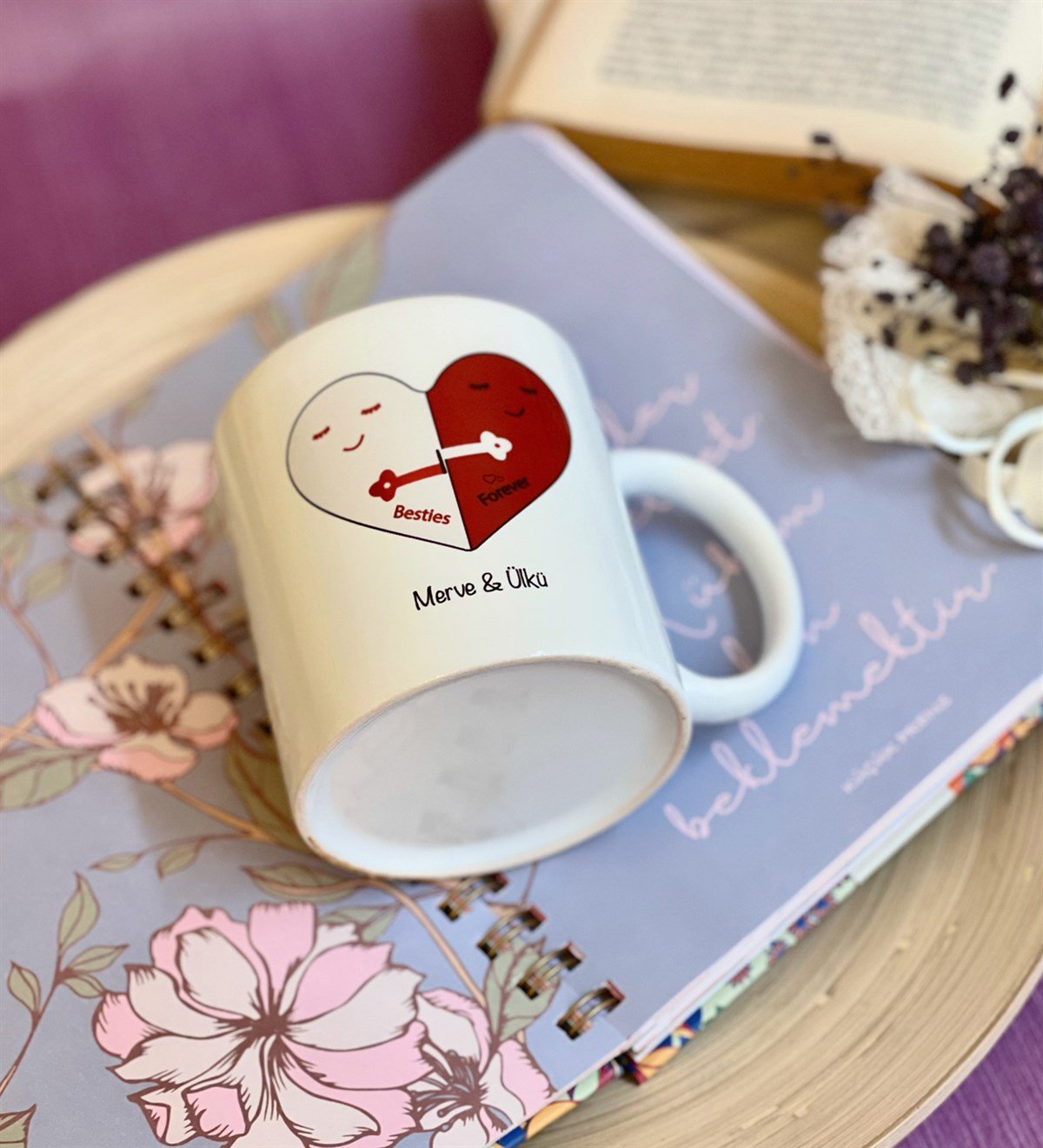 Kişiye Özel Best Friends Forover Tasarımlı KupaGiftmodaGmkp100085