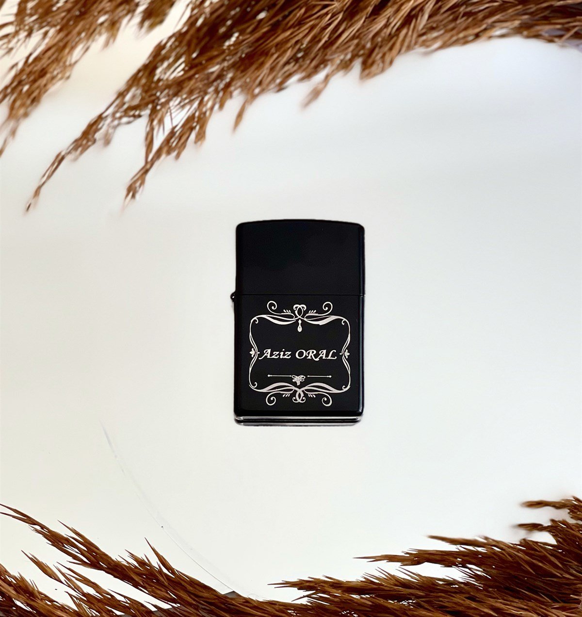 Kişiye Özel Benzinli Siyah ÇakmakGiftmodaGmc100006