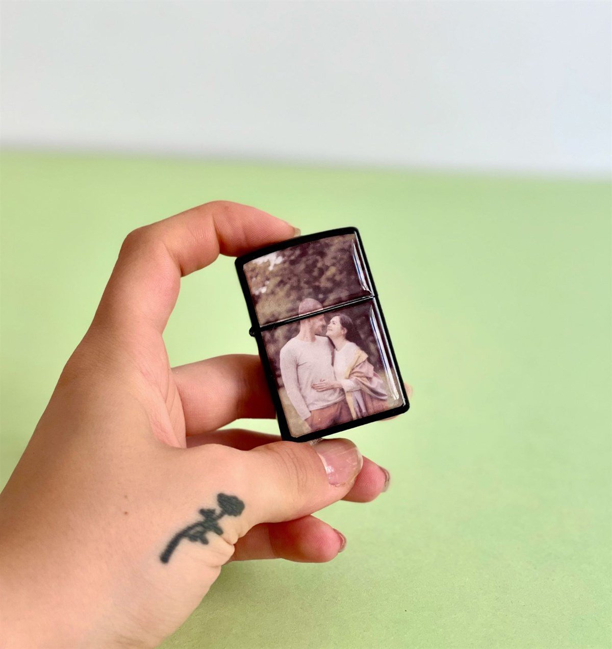 Kişiye Özel Fotoğraf Baskı Benzinli ÇakmakgiftmodaGM0052