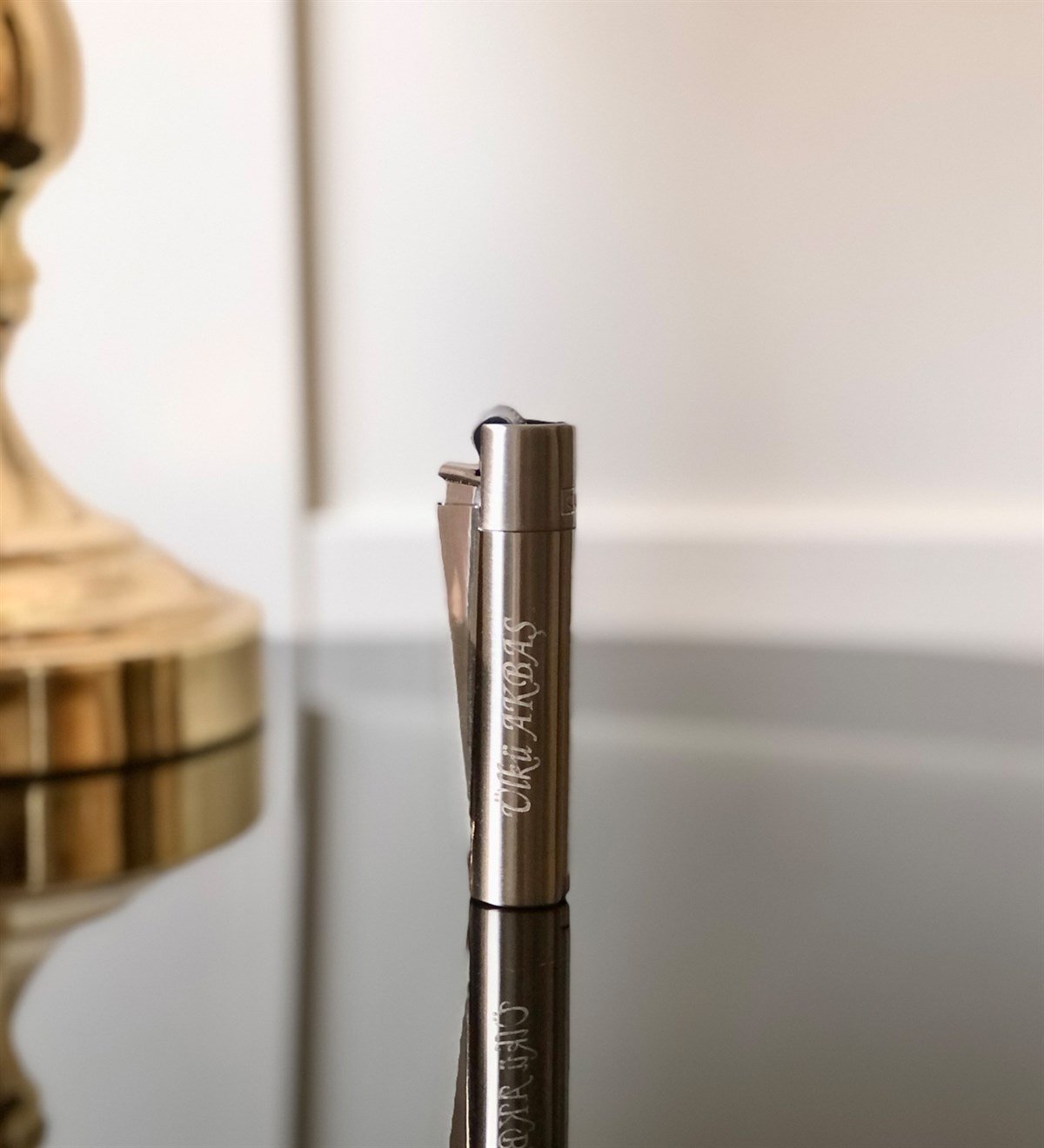 Kişiye Özel Clipper Çakmak GriGiftmodaclipper-Gri