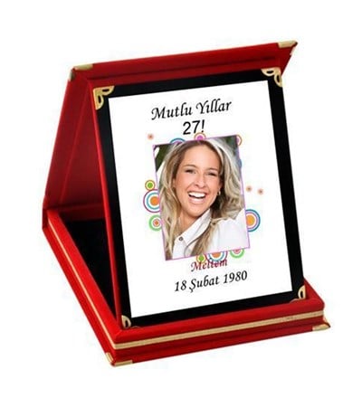 Kişiye Özel Doğum Günü Ödül Büyük Boy Plaket