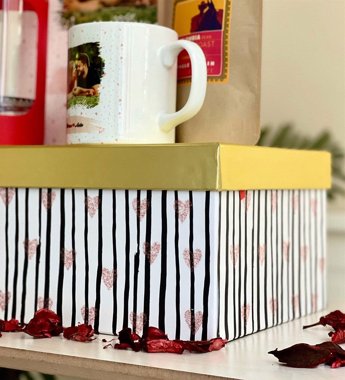 Kişiye Özel Fotoğraflı Sevgiliye Hediye SetiGiftmodaGmhs100160