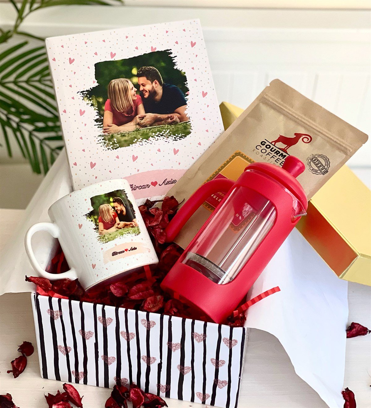 Kişiye Özel Fotoğraflı Sevgiliye Hediye SetiGiftmodaGmhs100160