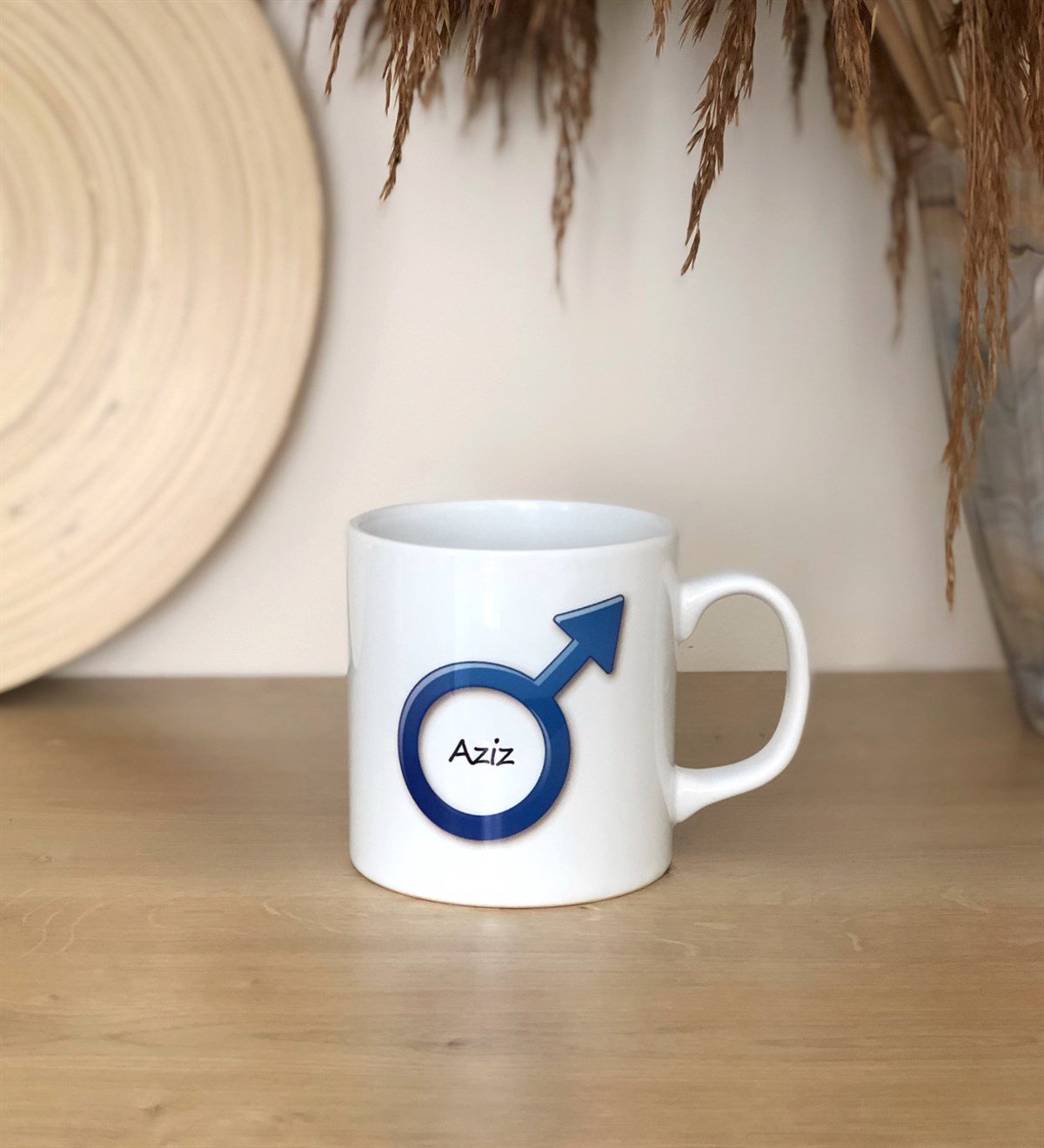 Kişiye Özel Kadın Erkek Sembol Tasarımlı 2'li Sevgili Kupa BardakGiftmodaGMK6199