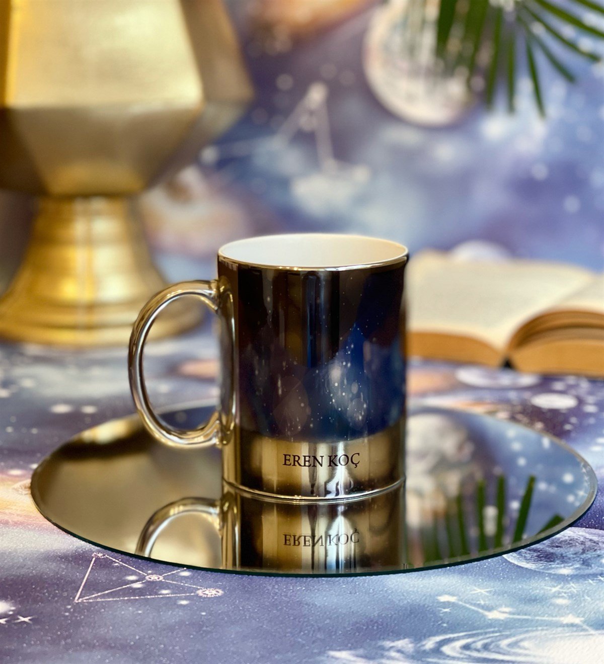 Kişiye Özel Lost İn Space Tasarımlı Gümüş KupaGiftmodaGmkp100113