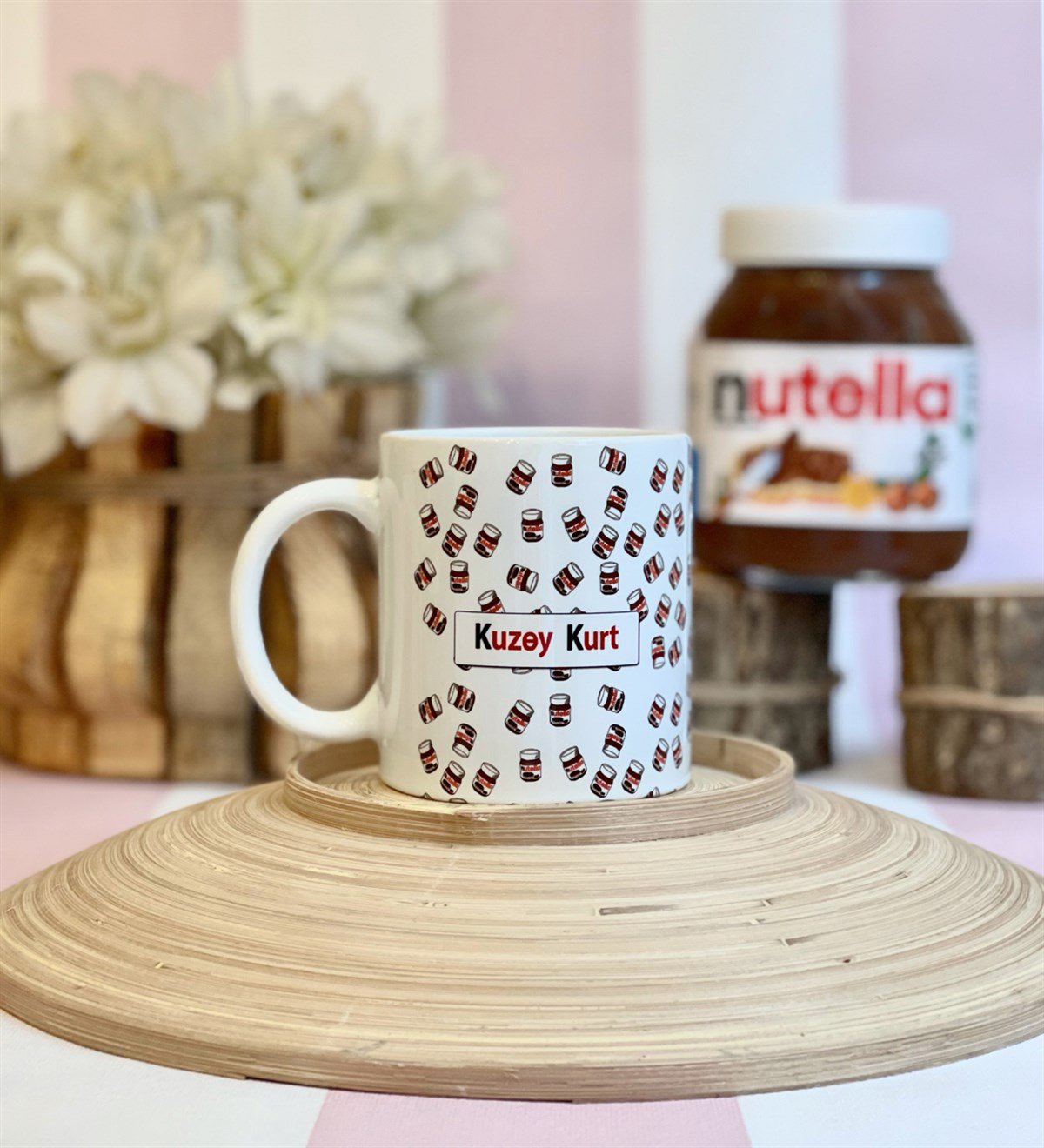 Kişiye Özel Nutella Tasarımlı Kupa GiftmodaGmkp100094