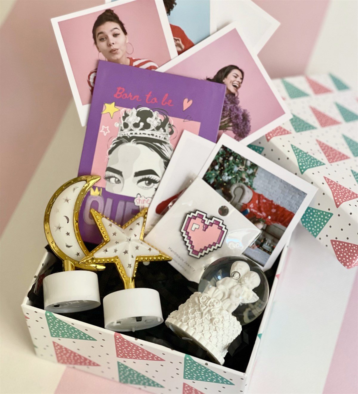 Kişiye Özel Pink Queen Tasarımlı Hediye SetiGiftmodaGmhs100314