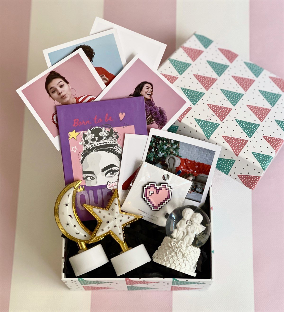 Kişiye Özel Pink Queen Tasarımlı Hediye SetiGiftmodaGmhs100314