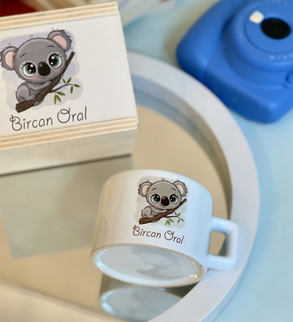 Kişiye Özel Sevimli Koala Tasarımlı Kutulu KupaGiftmodaGmkp100064