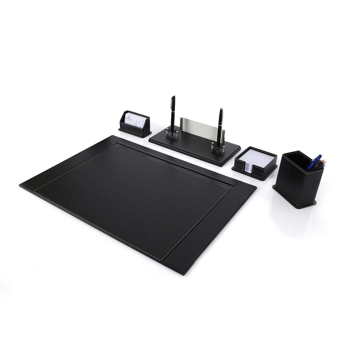 Kişiye Özel Siyah Deri Sümen TakımıGift modaPRZ-1030