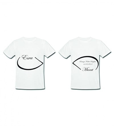 Kişiye Özel Sonsuza Kadar Sevgilim Baskılı Tasarım Tişört