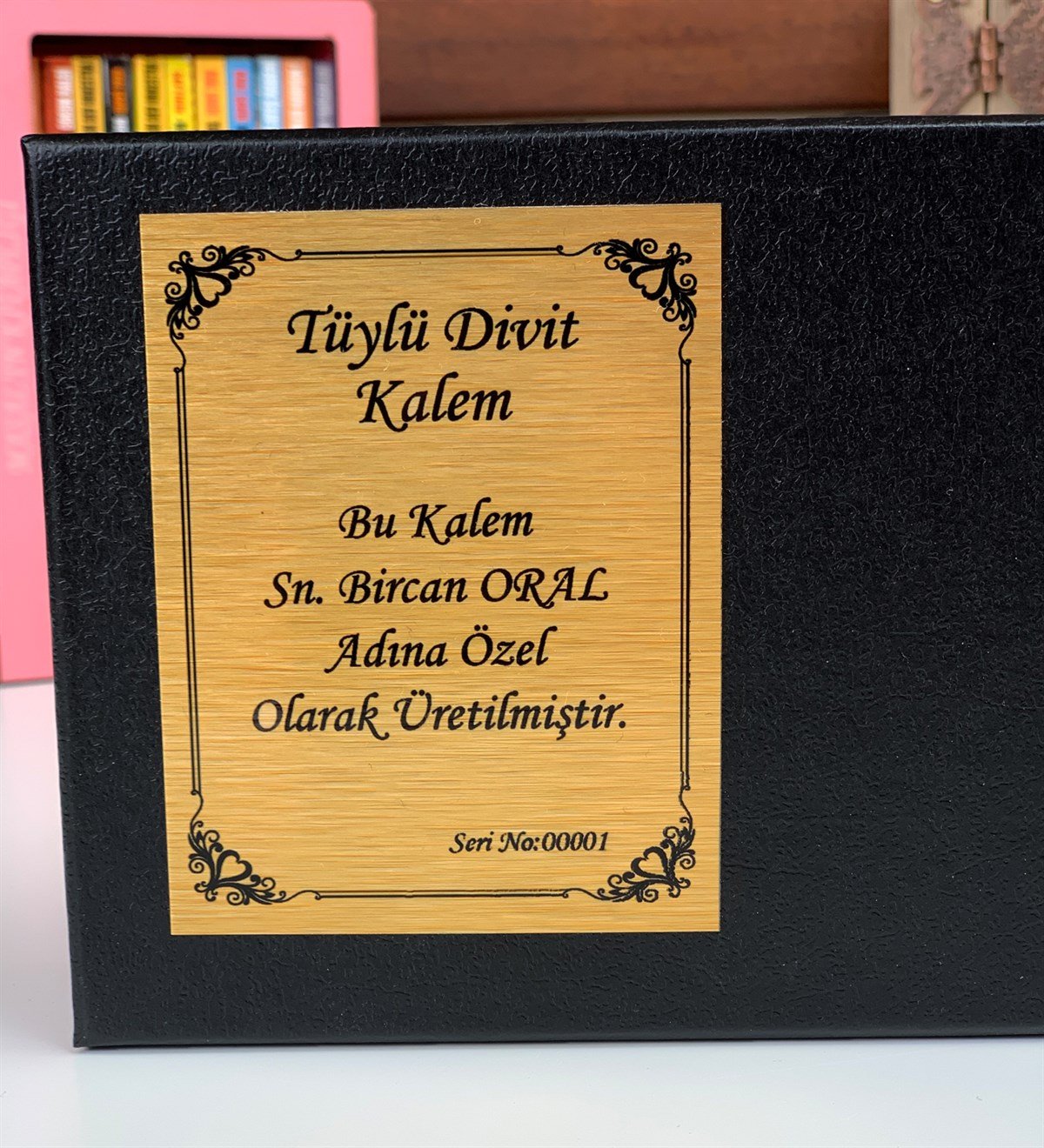 Kişiye Özel Tüylü Divit KalemGiftmodaGM-2017-Kişiye-Özel