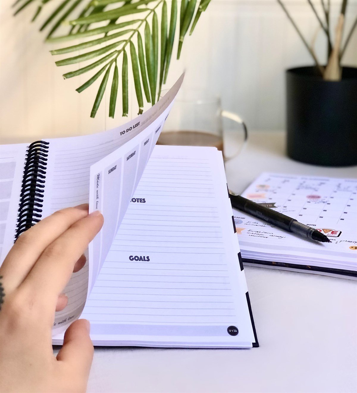 Klaket Tarihsiz Haftalık PlanlayıcıGiftmodaGmp-014