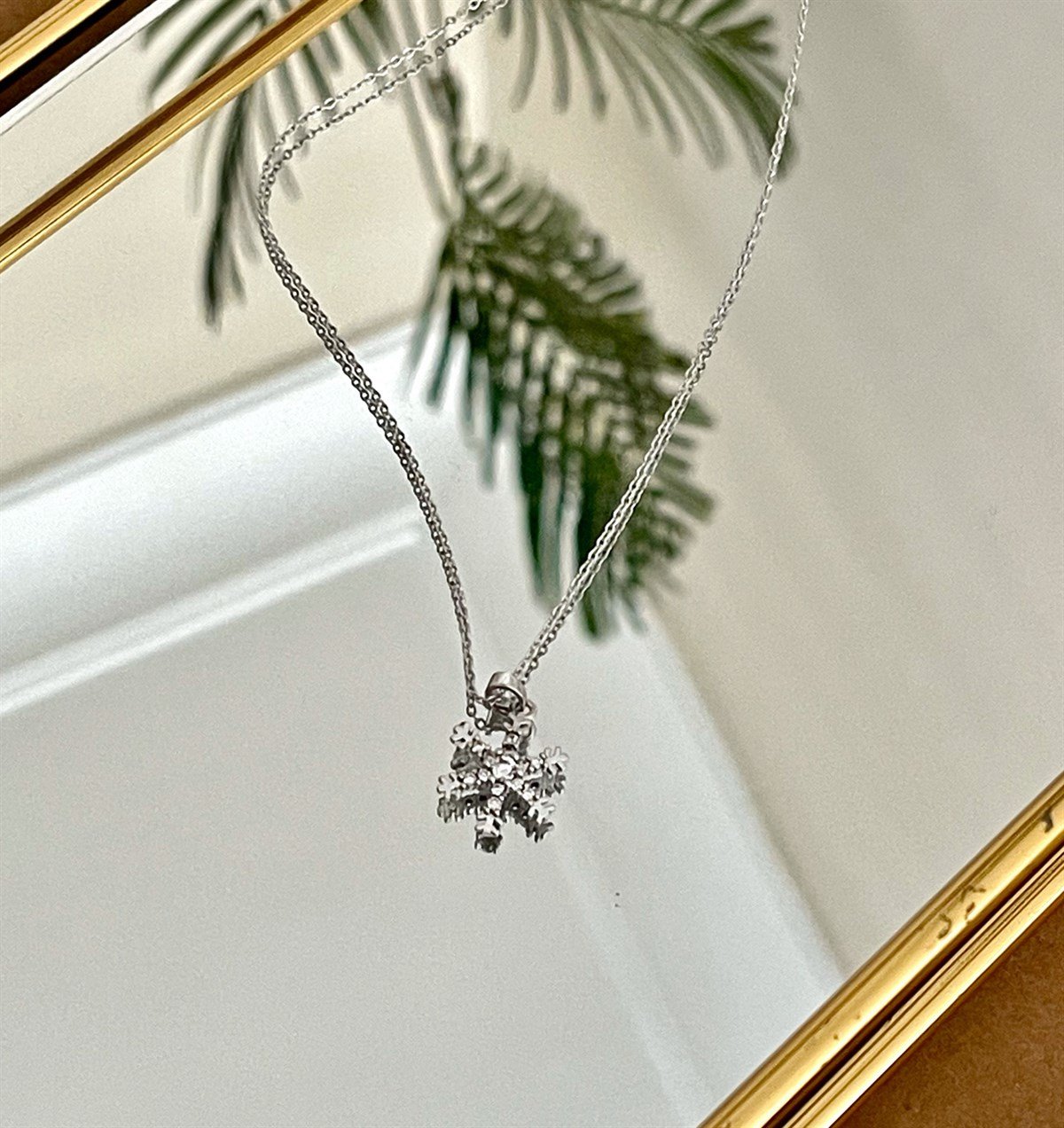 Büyük Kar Tanesi Tasarımlı KolyegiftmodaGmky100016