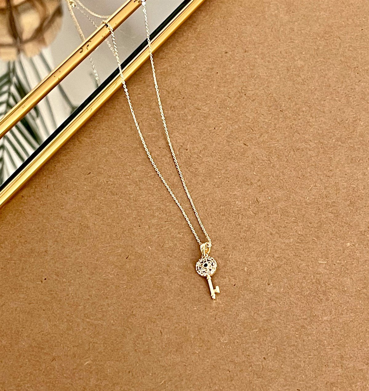 Şans Anahtarı Tasarımlı KolyeGiftmodaGmky100015