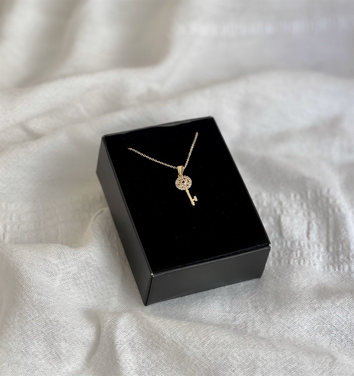 Şans Anahtarı Tasarımlı KolyeGiftmodaGmky100015