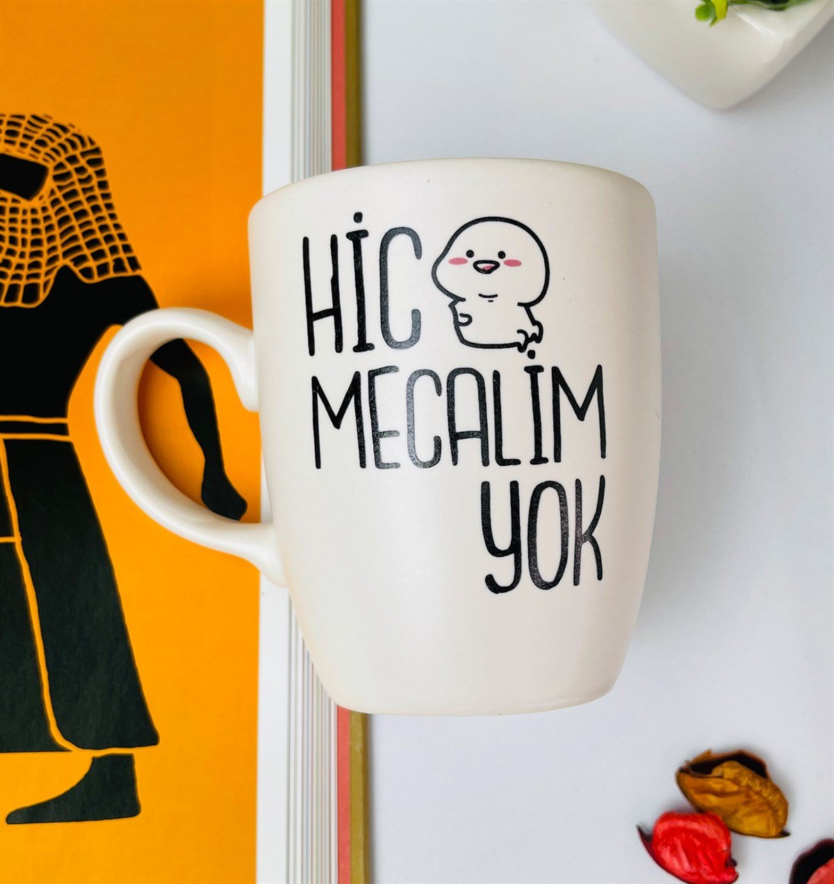 Hiç Mecalim Yok Tasarımlı 9 Cm Kupa BardakgiftmodaGmkp100304