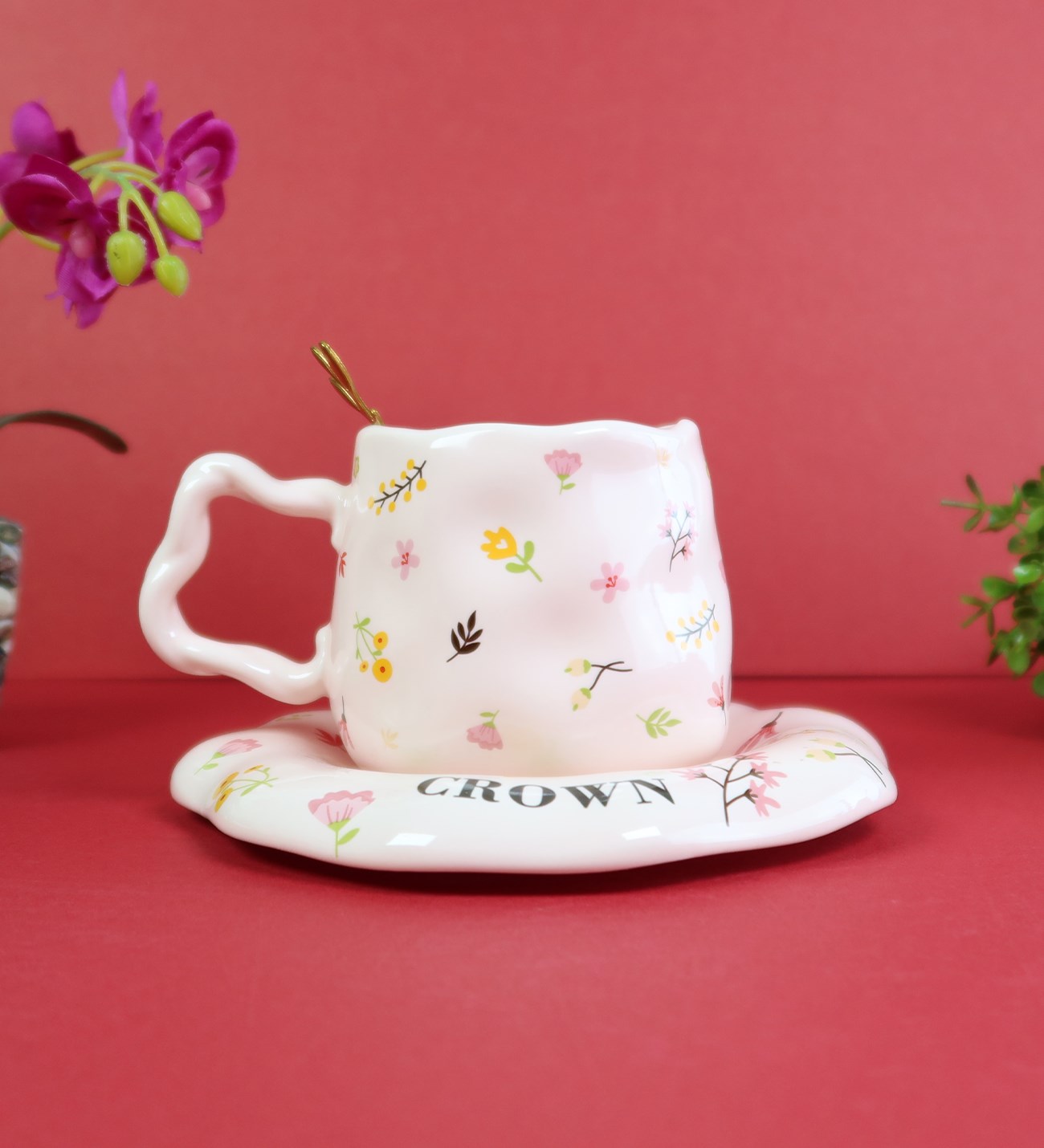 Çiçek Bahçesi Fincan Seti BM-2366giftmodaBM-2366