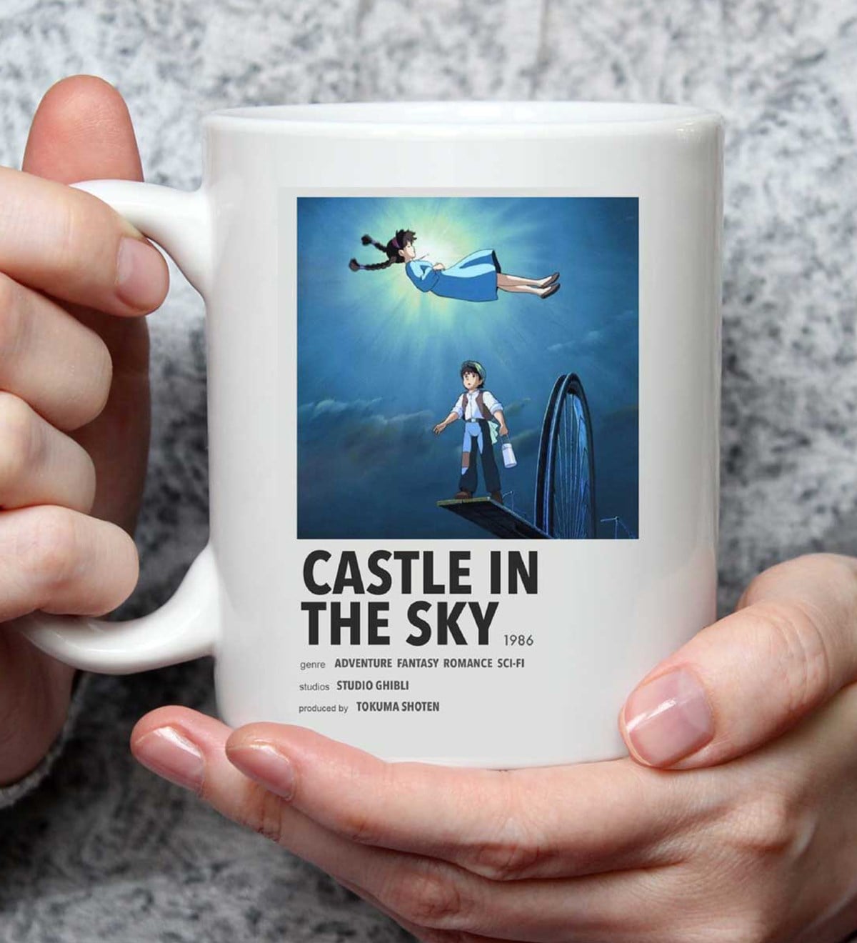 Castle In Sky Anime Tasarımlı Kupa BardakgiftmodaGmkp100453