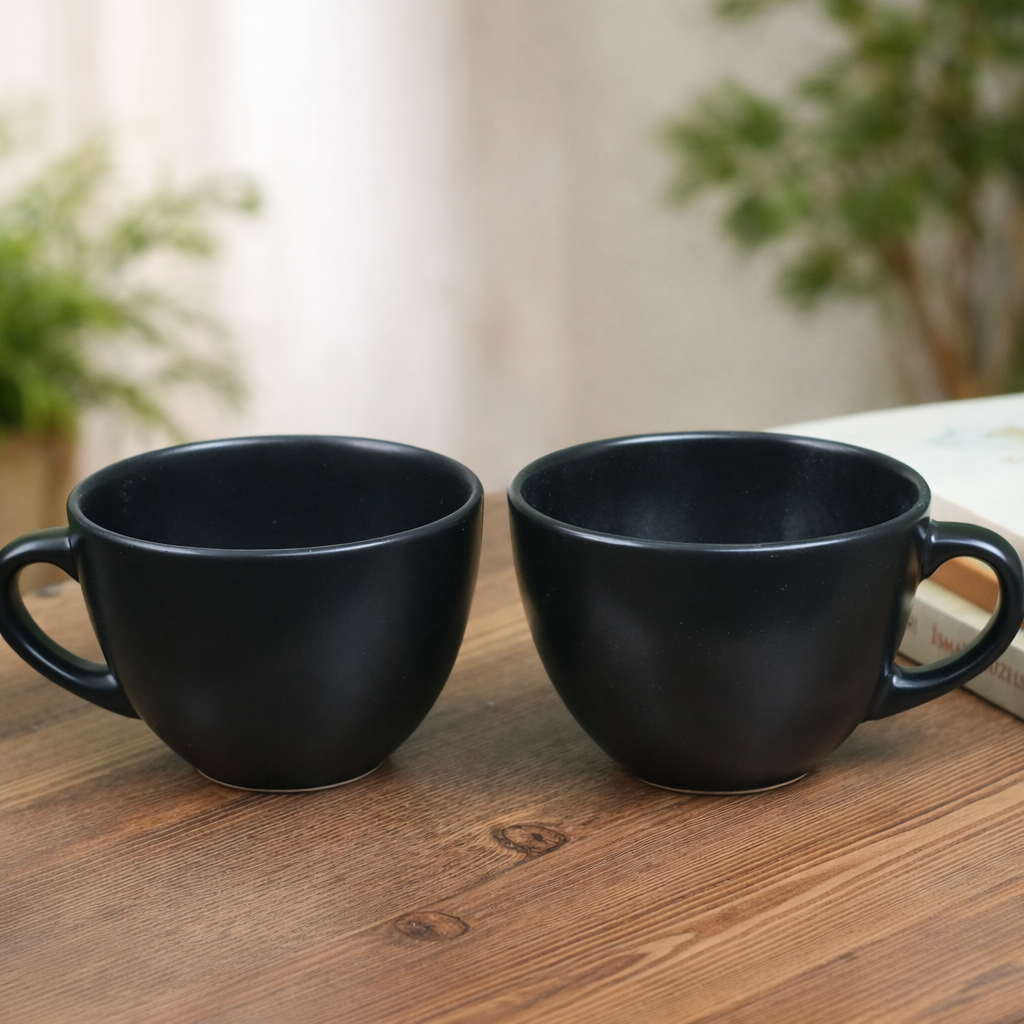 Klasik Seramik Kahve Kupası 2'Li giftmodaBMK-0015-2