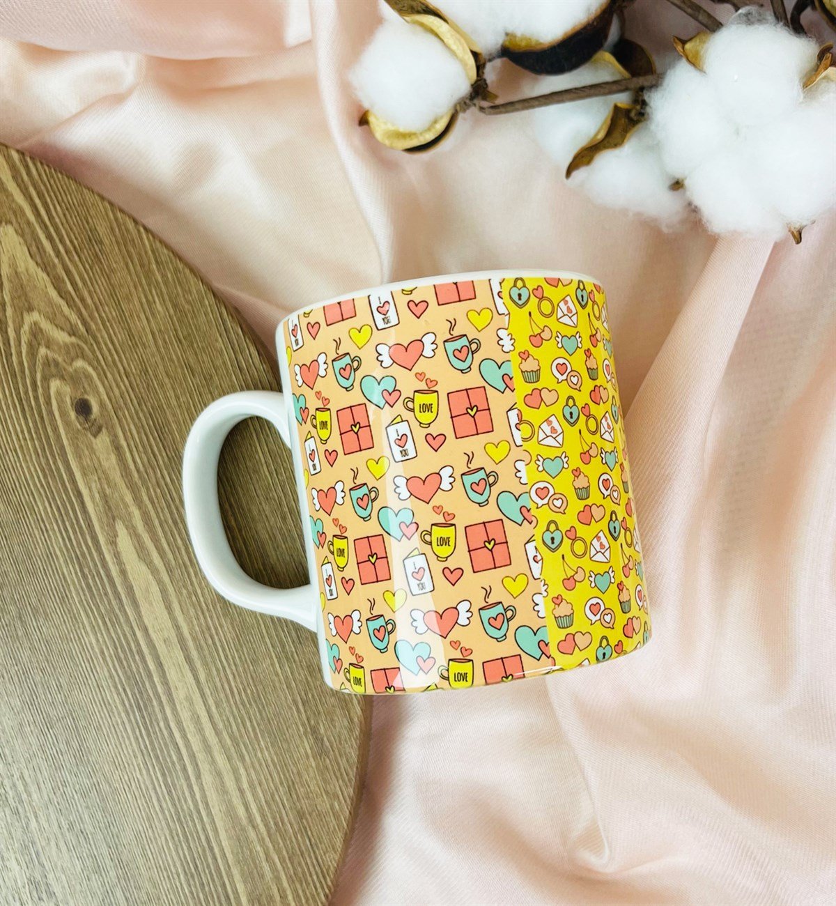 I Love You Tasarımlı Kupa BardakgiftmodaGmkp100378
