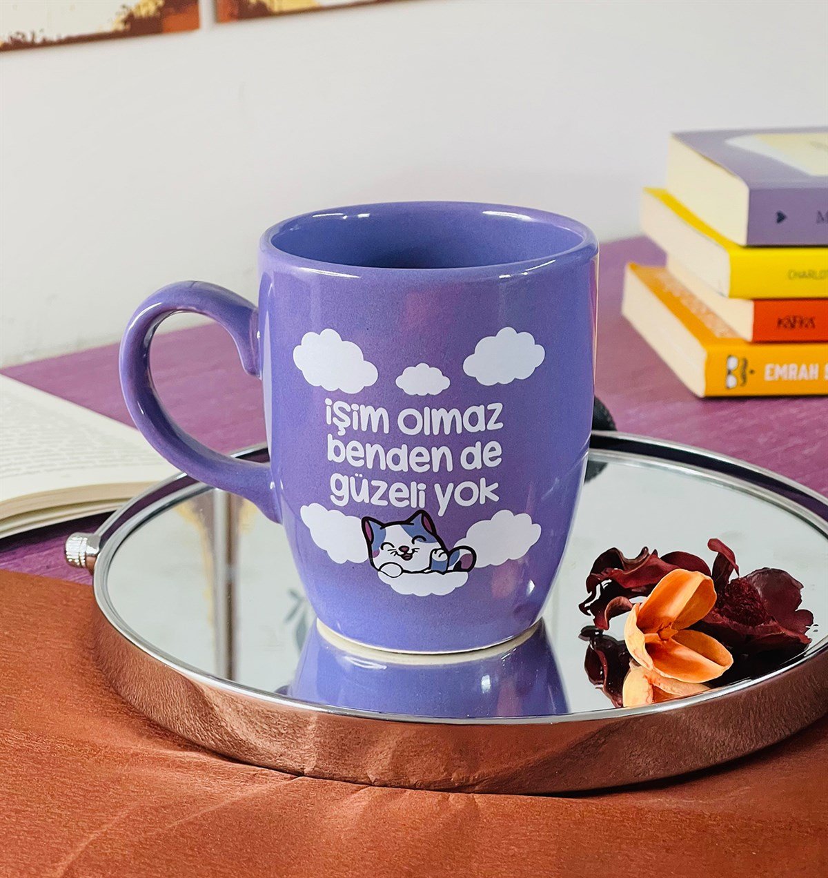 İşim Olmaz Bende De Güzeli Yok Tasarımlı 9 Cm Kupa BardakgiftmodaGmkp100228