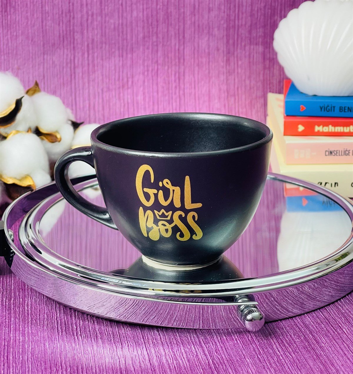 Girl Boss Tasarımlı 6 Cm Kupa BardakgiftmodaGmkp100250