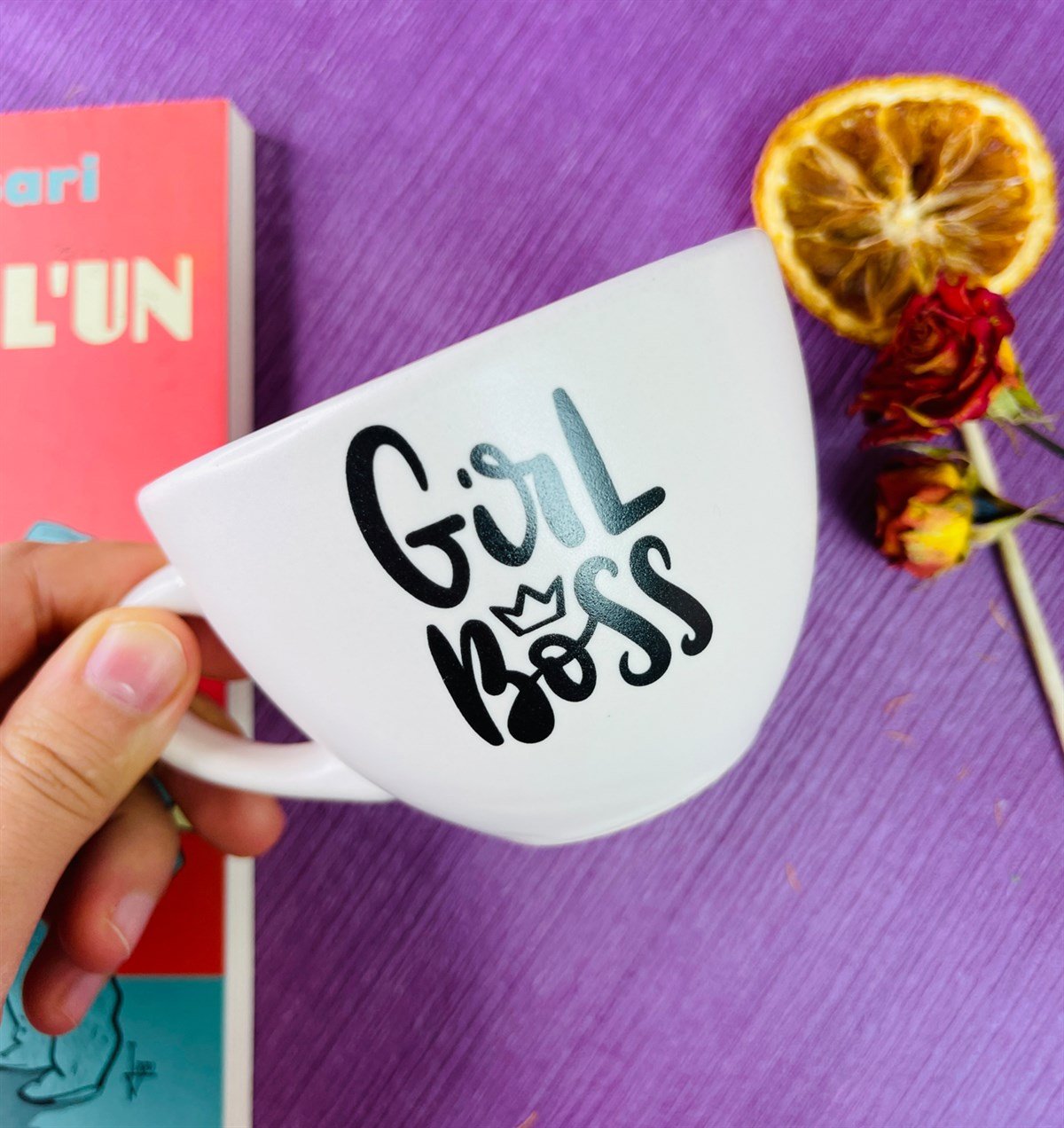 Girl Boss Tasarımlı 6 Cm Kupa BardakgiftmodaGmkp100250