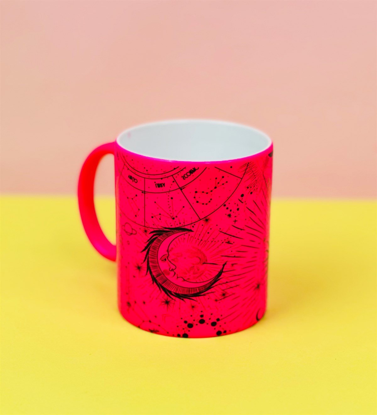 Tarot Ay Ve Güneş Tasarımlı Neon Kupa BardakgiftmodaGmkp100610