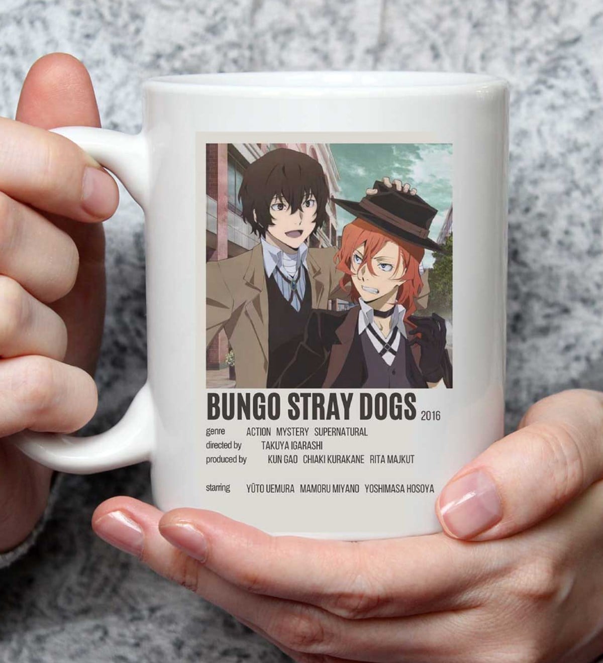 Bungou Stray Dogs 2 Anime Tasarımlı Kupa BardakgiftmodaGmkp100451