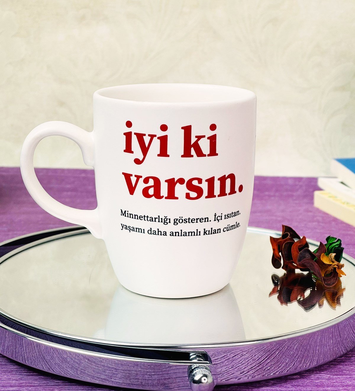 İyi Ki Varsın Tasarımlı 9 Cm Kupa BardakgiftmodaGmkp100331