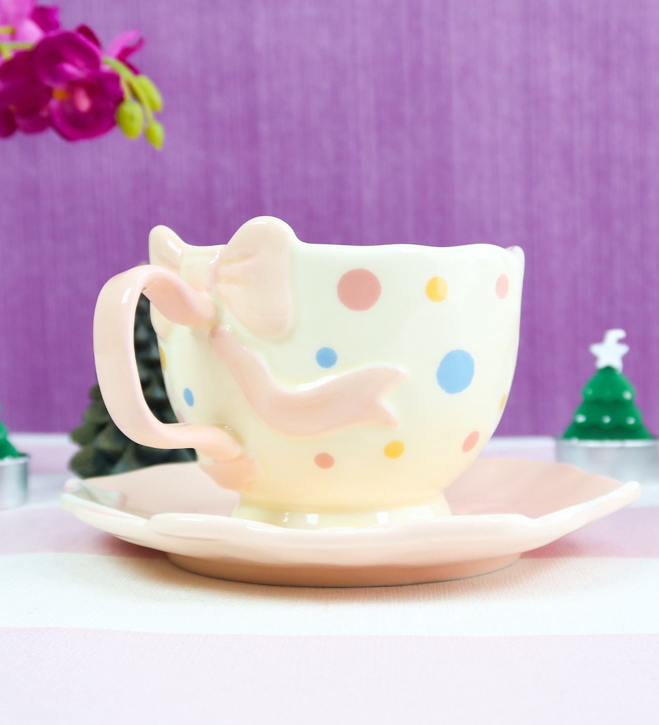 Kurdele Desenli Kahve Kupası BM-2329giftmodaBM-2329
