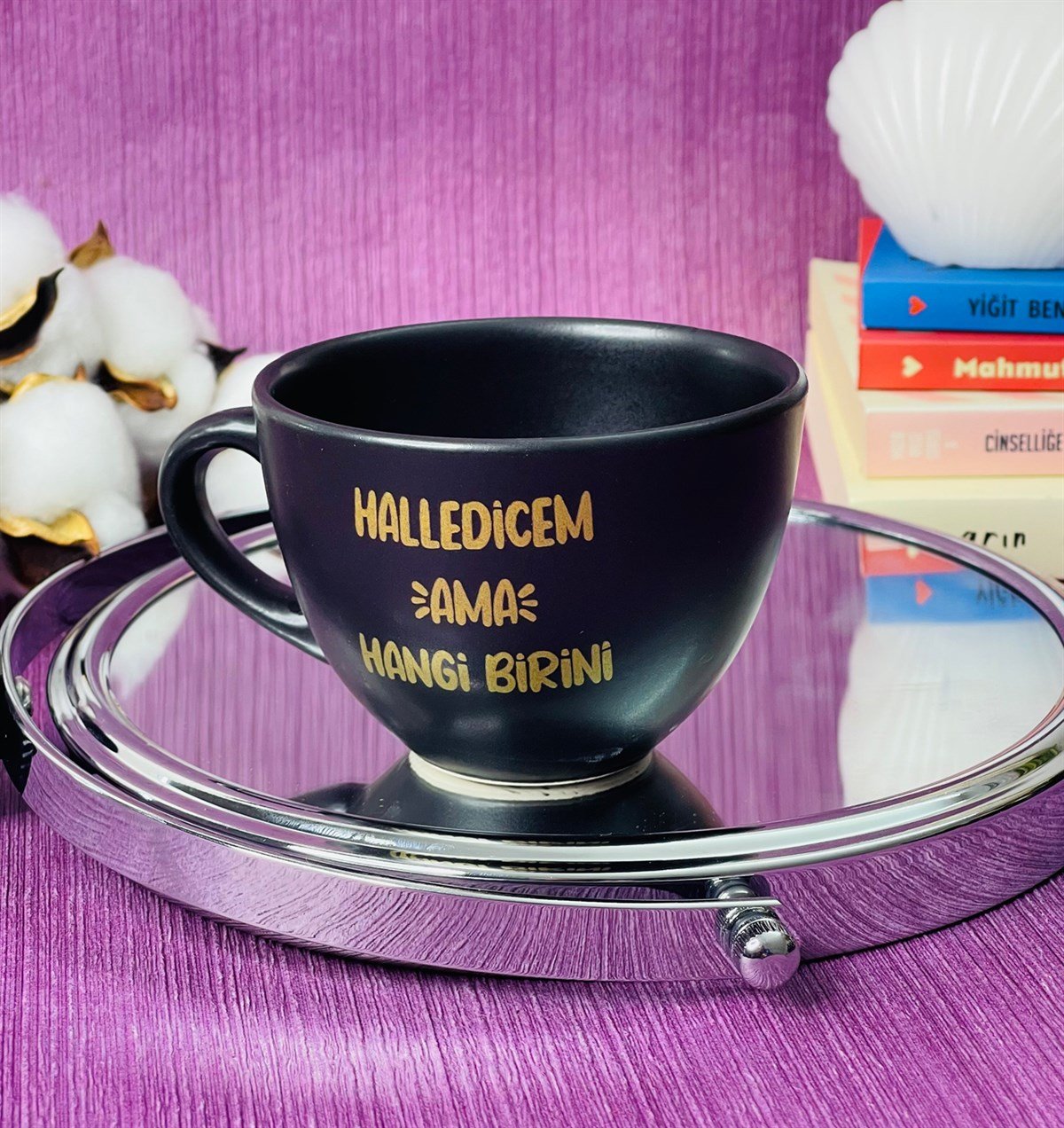 Halledicem Ama Hangi Birini Tasarımlı 6 Cm Kupa BardakgiftmodaGmkp100254