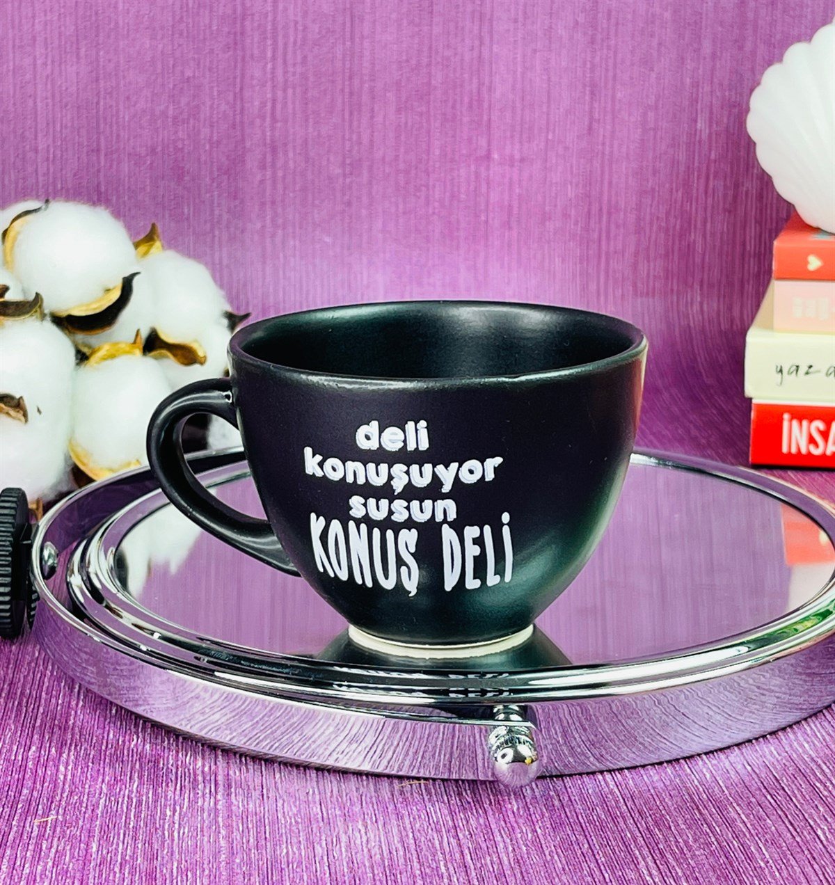 Deli Konuşuyor Konuş Deli Tasarımlı 6 Cm Kupa BardakgiftmodaGmkp100271