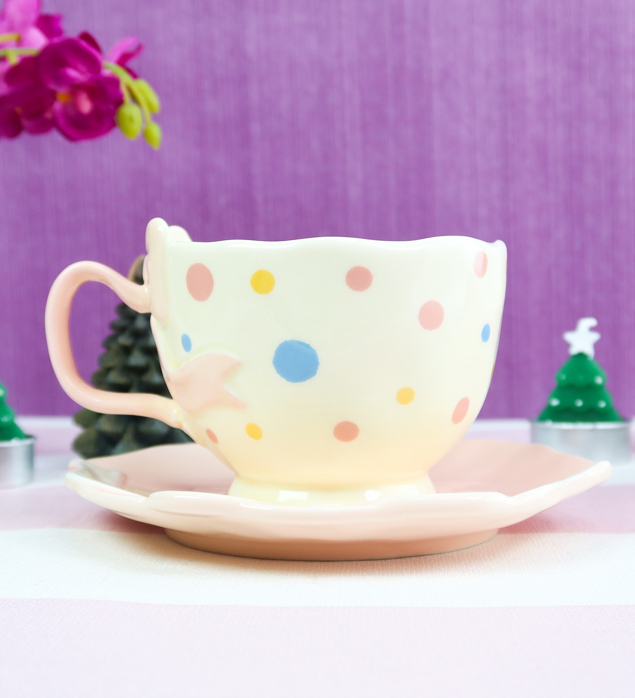 Kurdele Desenli Kahve Kupası BM-2329giftmodaBM-2329