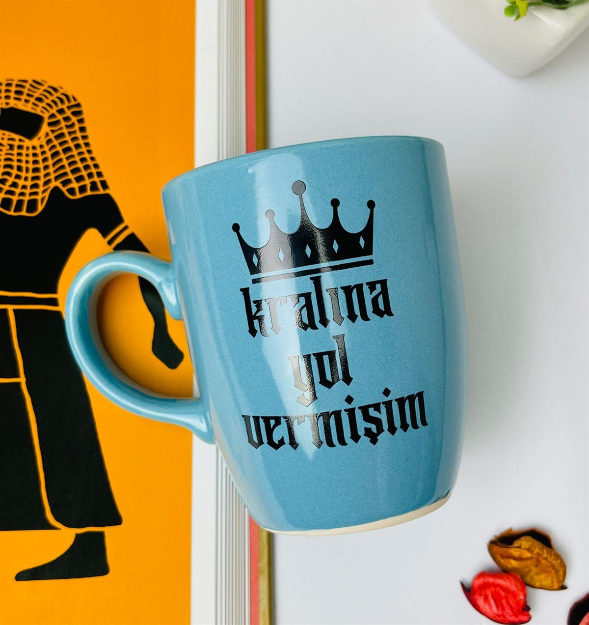 Kralına Yol Vermişim Tasarımlı 9 Cm Kupa BardakgiftmodaGmkp100308