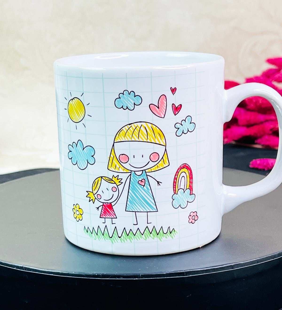 Çizgi Anne Kız Çocuk Tasarımlı Kupa BardakgiftmodaGmkp100557