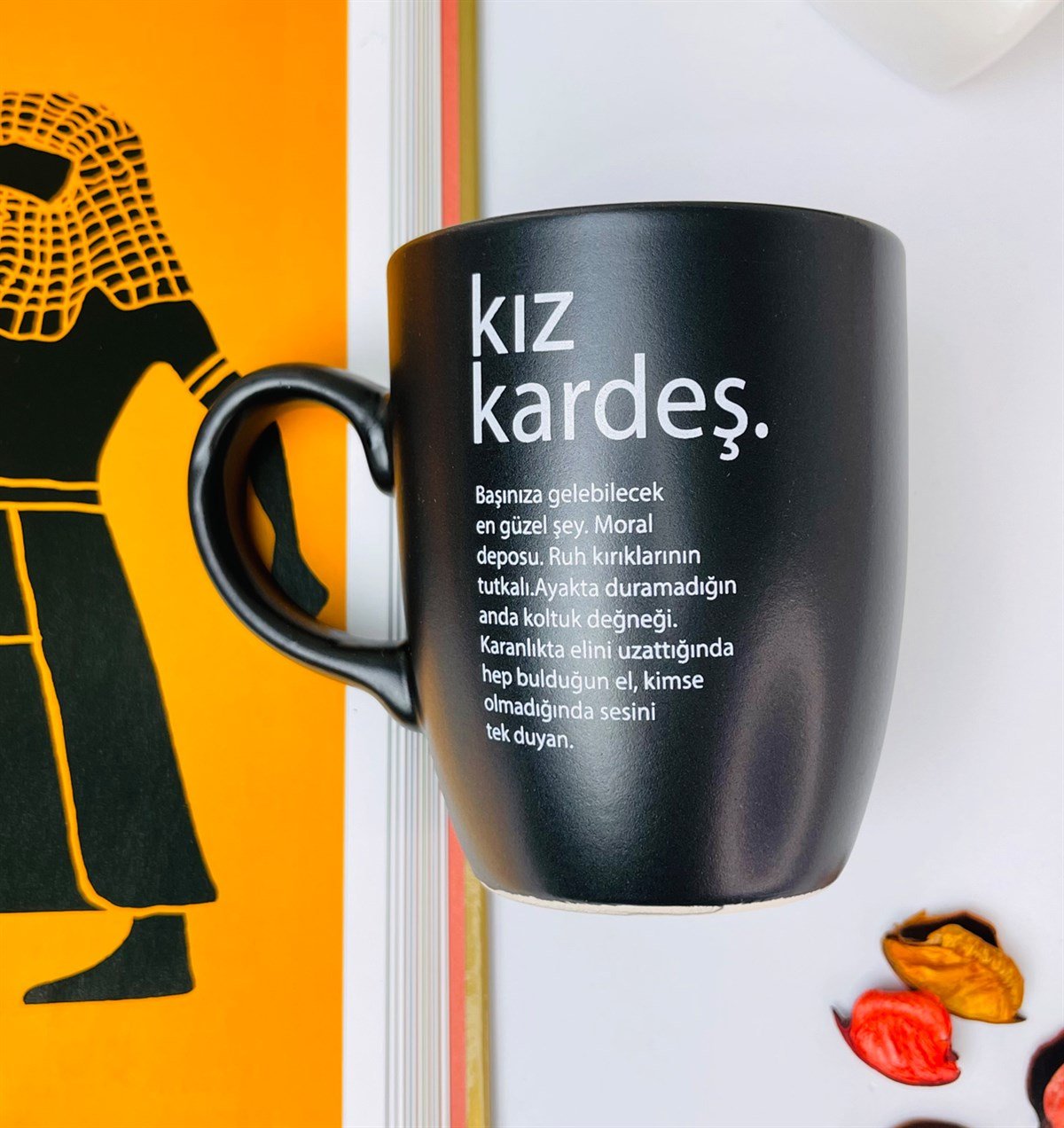 Kız Kardeş Tasarımlı 9 Cm Kupa BardakgiftmodaGmkp100307